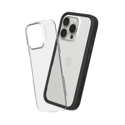 Abbildung von RhinoShield Modulare Case kompatibel mit [iPhone 16 Pro] Mod NX Anpassbare &amp; stoßdämpfende Schutzhülle im schlanken Design 3.5 Meter Fallschutz Schwarz