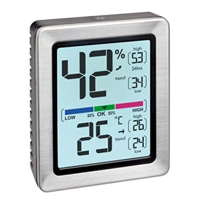 Abbildung von TFA Dostmann Raumthermometer Digitales Thermometer Hygrometer EXACTO 30.5047.54