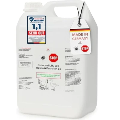 Abbildung von BIODELTA Milbenspray Hühner &amp; Geflügel 5L Anti Milbenmittel gegen Milben und Parasiten Stop Umgebungsspray Kontaktspray vorbeugend bei akutem Befall (5 L)