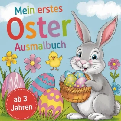 Abbildung von Mein erstes Oster Ausmalbuch mit 50 Motiven zu Ostern für kleine Künstler ab 3 Jahre