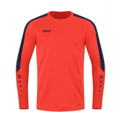 Abbildung von JAKO Teamsport Power Langarmshirt für Kinder, Größe: 164, Orangeblau