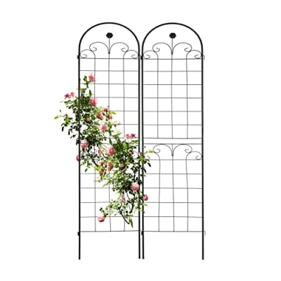 Abbildung von relaxdays Rankgitter 2er Set 180 cm