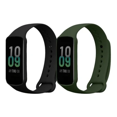 Abbildung von kwmobile 2X Sportarmband kompatibel mit Amazfit Band 7 Armband Fitnesstracker Set aus TPU Silikon