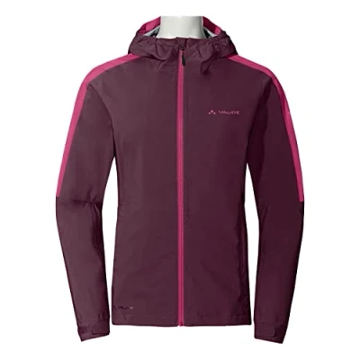 Abbildung von Vaude MOAB RAIN Regenjacke / wasserabweisende Jacke, Damen, Größe: 36, Cassis