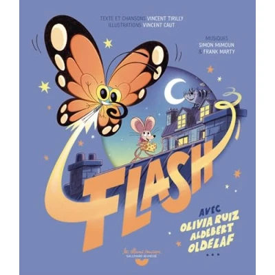 Abbildung von Flash: Le petit papillon dont les minutes sont contées Livre CD avec QR code