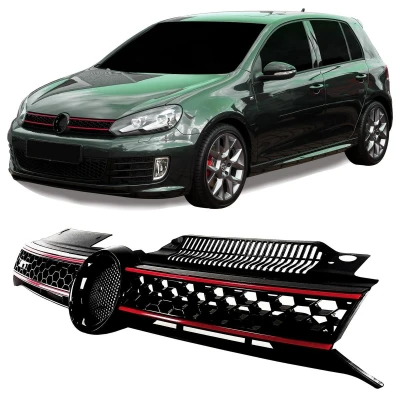 Abbildung von JOM 1L0853653GME Kühlergrill schwarz/rot VOLKSWAGEN: GOLF 6
