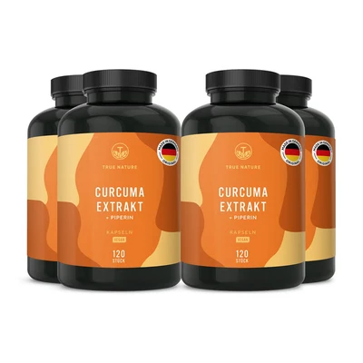 Abbildung von Curcuma Kapseln Extrakt Vegan &amp; Made in DE 480 St