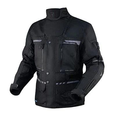 Abbildung von REBELHORN Cubby IV Motorradjacke Herren Textil Reissa Membran Ellbogen und Schulterprotektoren Stufe 2 Mesh Belüftungseinsätze ThermoLite Thermofutter
