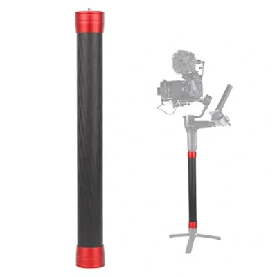 Abbildung von Verlängerungsstange, 35 cm Kohlefaser Verlängerungsstange für Crane 2/WEEBILL 3, FeiyuTech AK4000 AK2000 4. Kugelkopfstabilisator, Ronin S SC