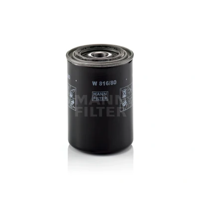 Abbildung von MANN FILTER W 816/80 Ölfilter M 20 X 1.5 mit einem Rücklaufsperrventil Anschraubfilter MITSUBISHI: L300 / Delica II Bus, PAJERO 1, 1 Canvas Top