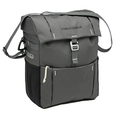 Abbildung von Fahrradtasche New Looxs Vigo Single 18,5 Liter 31 X 15 40 Cm Grau