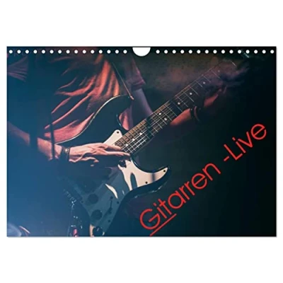 Abbildung von Gitarren Live (Wandkalender 2025 DIN A4 quer), CALVENDO Monatskalender