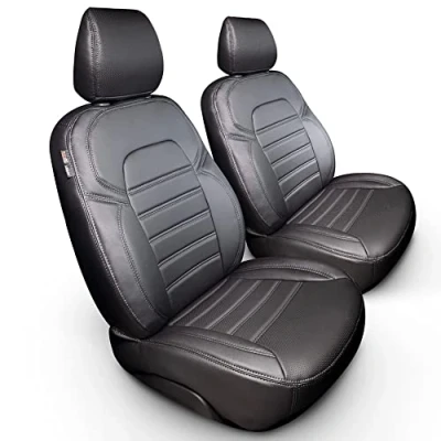 Abbildung von otoM New York Design Kunstleder Sitzbezüge 1+1 kompatibel mit Volkswagen T6 2015 2022