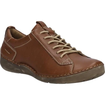 Abbildung von Josef Seibel Schnürer, Damen, Größe: 36, Cognac Leder