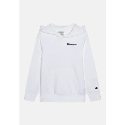 Abbildung von Champion Icons Hoodie Contrast Small LOGO Unisex Kapuzenpullover für Kinder, Größe: 150/155, White
