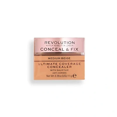 Abbildung von Revolution Conceal and Fix Ultimate Coverage Concealer Medium Beige