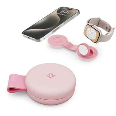 Abbildung von Twelve South ButterFly SE 2 in 1 Qi2 Wireless Charger Pink