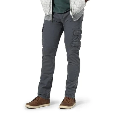 Abbildung von Wrangler Authentics Herren Regular Tapered Cargo Pant Hose, Zinn, 30W / 30L