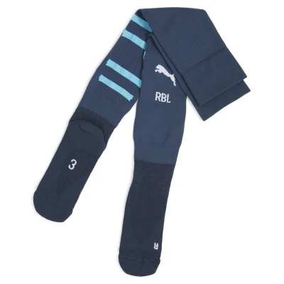Abbildung von RB Leipzig 24/25 Socken mit Grafik Herren PUMA Dark Night Bright Aqua Blue