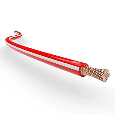 Abbildung von AUPROTEC Kfz Litze FLRy 0,75mm² 1mm² 1,5mm² Längen 5m oder 10m Auswahl: (10m Meter 1 mm² rot/weiß)