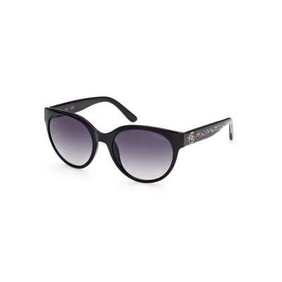 Abbildung von Guess Damen GU7824 01B Gläser SONNENBRILLEN Injiziert Schwarz Rauch Rund Normal Schattiert