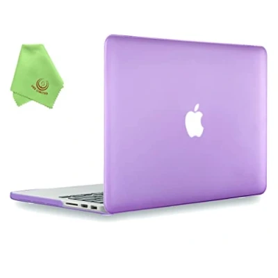 Abbildung von UESWILL A1278 Hartschalen Schutzhülle für MacBook Pro mit 13 Zoll (33 cm) CD ROM (Nicht Retina) (matt, matt, inkl. Mikrofaser Reinigungstuch) violett Inches