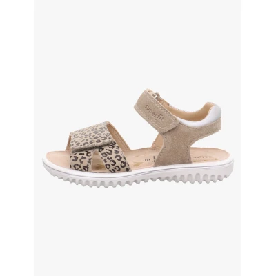 Abbildung von Superfit Sparkle Riemensandalette für Kinder, Größe: 27, Beige Schuhe