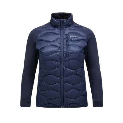 Abbildung von Peak Performance Women Helium Down Hybrid Jacket Blue Shadow Größe M