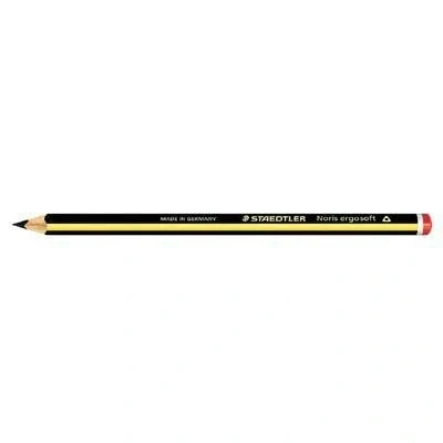 Abbildung von STAEDTLER Noris Ergosoft 153 Jumbo Schreiblernstift Härtegrad 2B 12 Stück, Gelb