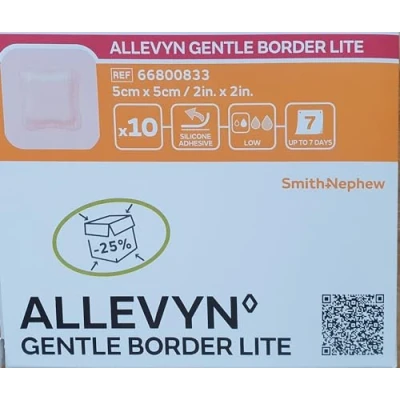 Abbildung von Allevyn Gentle Border Lite 5x5 Cm Schaumverb. 10 St