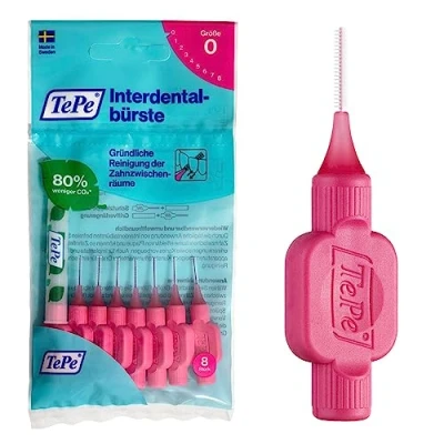 Abbildung von TePe Interdentalbürste, Größe 0, 8 Stück