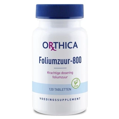 Abbildung von Orthica Folsäure 800 120 Tabletten