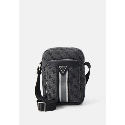 Abbildung von Guess Milano Crossbody WITH Front Umhängetasche, Herren, Größe: One Size, Coal/black