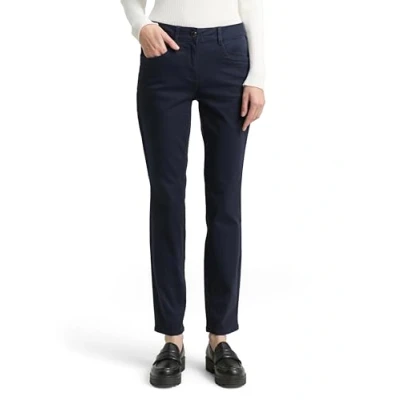 Abbildung von TOM TAILOR Damen 1021692 Alexa Slim Hose, 10668 Sky Captain Blue, 32W / 30L