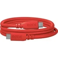 Abbildung von RØDE SC27 SuperSpeed USB C zu Kabel für schnelle Datenübertragung bis 5 Gbps und 60W Stromversorgung (2m, Rot)