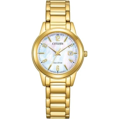 Abbildung von CITIZEN Damen Analog Quarz Uhr mit Edelstahl Armband FE1242 78D