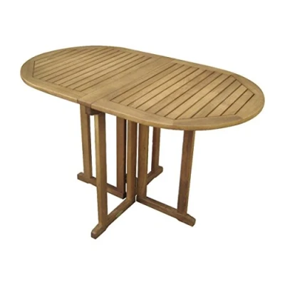 Abbildung von Sedex Gateleg Gartentisch 120x70 cm Klapptisch/Tisch/Holztisch aus Eukalyptus