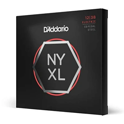 Abbildung von D&#039;Addario Premium Saiten Pedal Steel HÖCHSTE QUALITÄT DER BELIEBTESTEN SAITENMARKE NYXL1238P &quot;New York&quot; Stahl Custom Medium (12 38) E9 Tuning