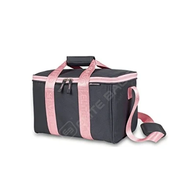 Abbildung von Elite Bags, Multy&#039;s Erste Hilfe Tasche, multifunktional, leicht, großes Fassungsvermögen, Trennwände und mehrere Innenfächer, leicht waschbar, Grau Rosa
