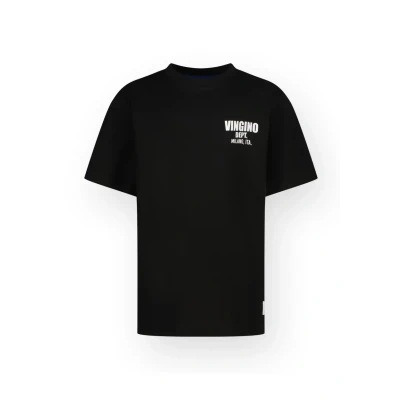 Abbildung von Vingino Oversized Tshirt print für Kinder, Größe: 116, Deep black