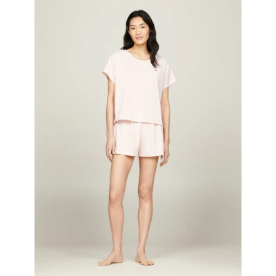 Abbildung von Tommy Hilfiger Original PJ SET Pyjama, Damen, Größe: XL, Whimsy pink