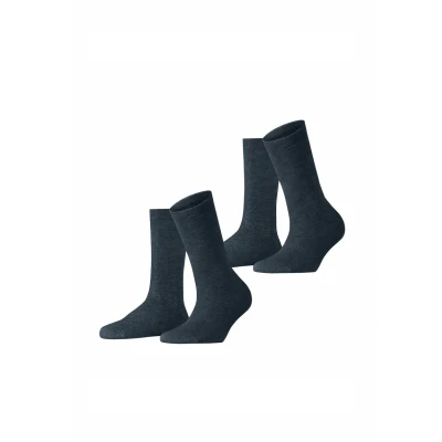 Abbildung von Esprit 2PACK Socken, Damen, Größe: 35 38, Navy mel