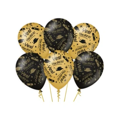 Abbildung von Luftballons Yes! You did it! 6 Stück
