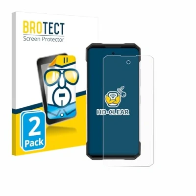 Abbildung von BROTECT (2 Stück Schutzfolie für Doogee S200 Displayschutz Folie Ultra Klar