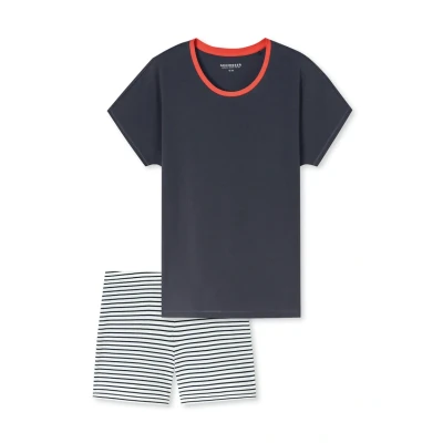 Abbildung von Schiesser Casual Essentials SET Nachtwäsche Set, Damen, Größe: 36, Graphit