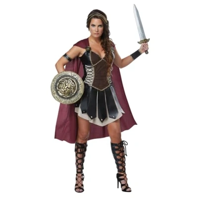 Abbildung von California Costumes Damen Glorious Gladiator Kostüme in Erwachsenengröße, Mehrfarbig, XL