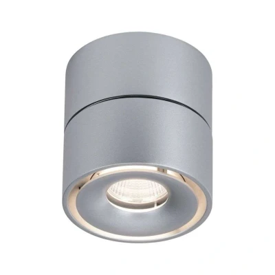 Abbildung von Paulmann 93375 LED Einbauleuchte Deckenleuchte Spircle 78mm incl. 1x8,0 W Warmweiß Chrom matt Aufbauleuchte Aluminium 3000 K