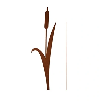 Abbildung von UNUS GARDEN Gartenstecker Stecker Rost Schilfgras (1 St)