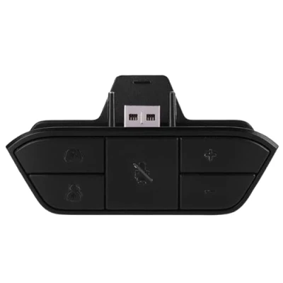 Abbildung von Demeras Stereo Headset Adapter Kopfh?rer Konverter f¨¹r One Game Controller Staubdicht mit Control und Sound Synchronisation