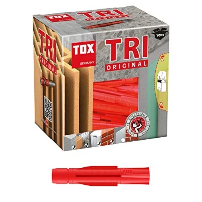 Abbildung von TOX DÜBEL TECHNIK Universaldübel Allzweckdübel Tri 6x51 mm, (100 tlg)